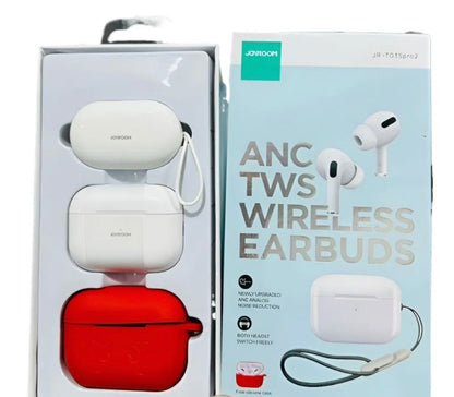 Joyroom (JR-T03s Pro 2) AirPods Pro 2 – High-Performance Sound, Sleek Design – Titanium Quality With Silicone Case