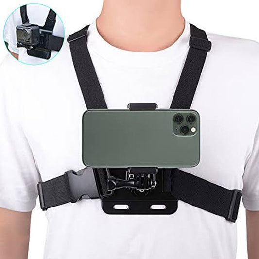 5 in 1 Mobile Phone Chest Strap Mounting Holder First Angle Video Record life Phone Bracket Fixed Live Broadcast Accessories